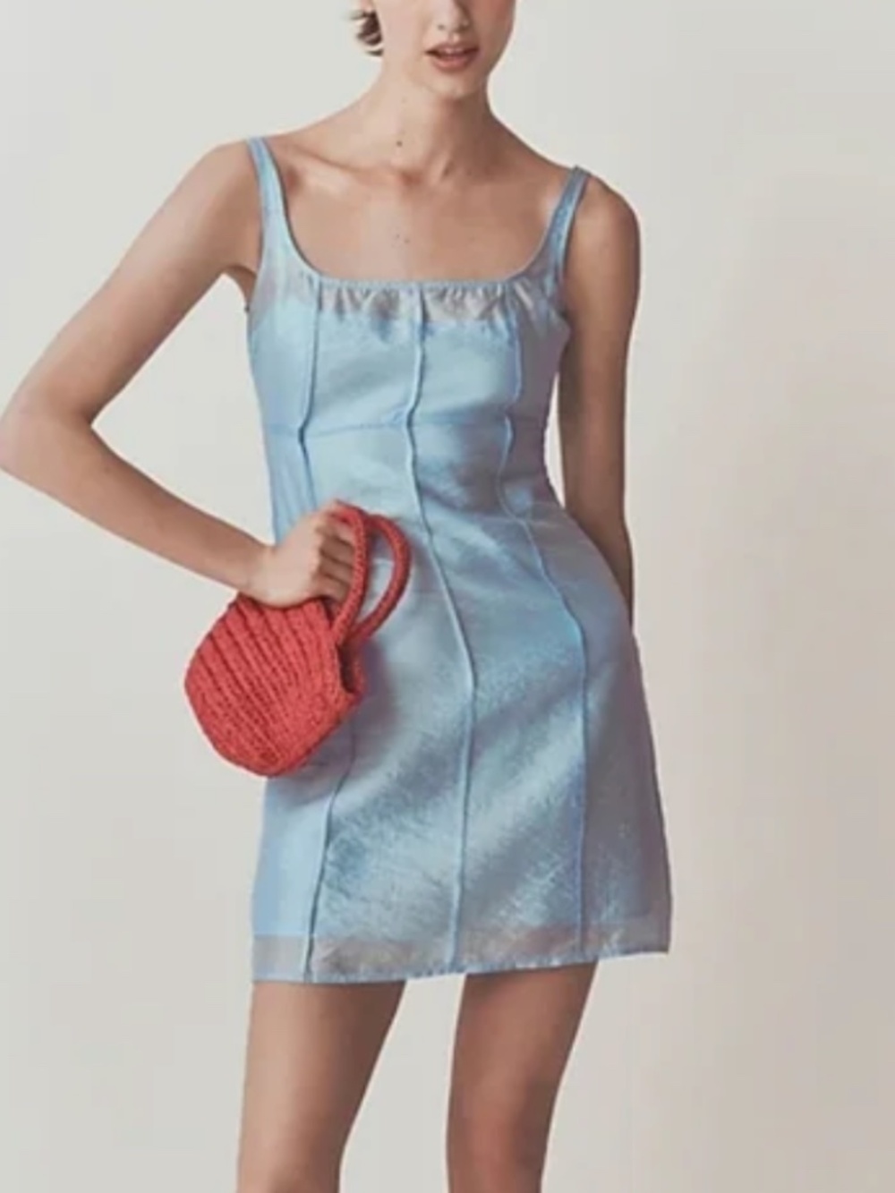 NWT Jcrew Collection sheer organza slip dress